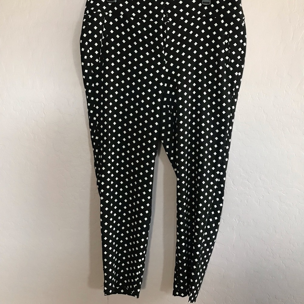Dressy Black & White Pants, Size 16
